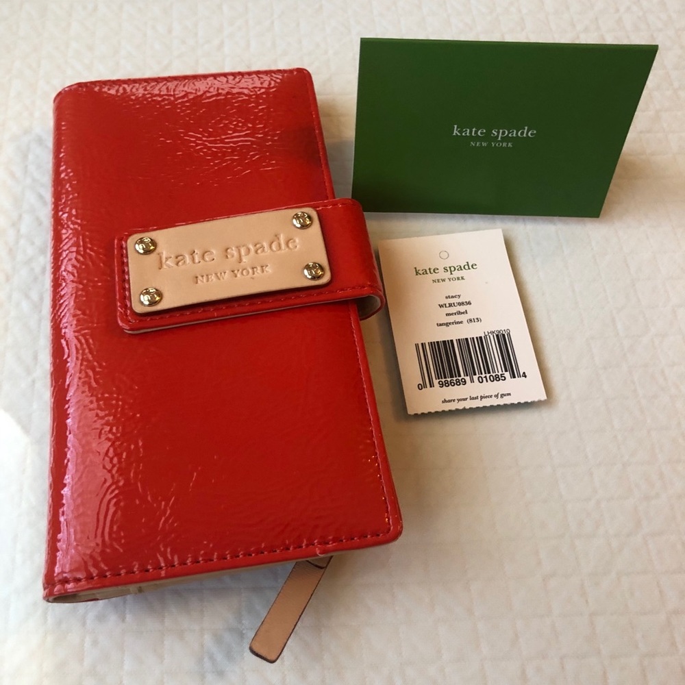 Kate Spade Stacy Meribel Wallet in Tangerine